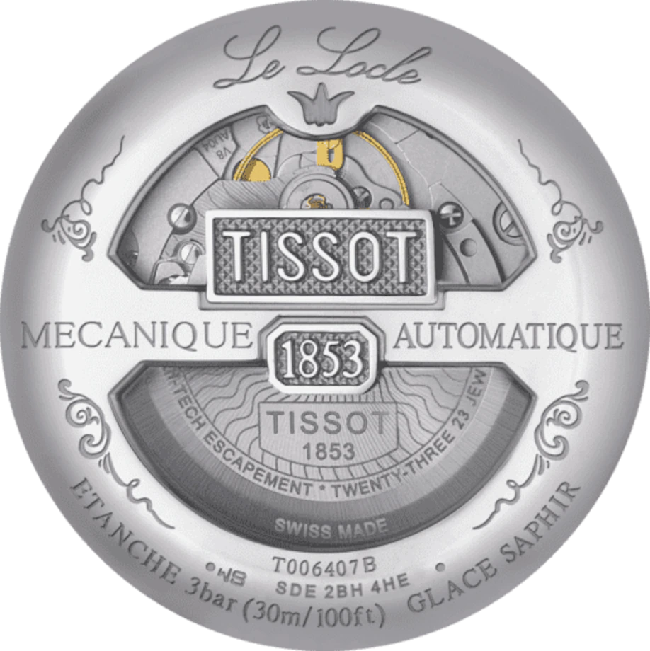 Tissot Le Locle Powermatic 80 39mm Silver Dial