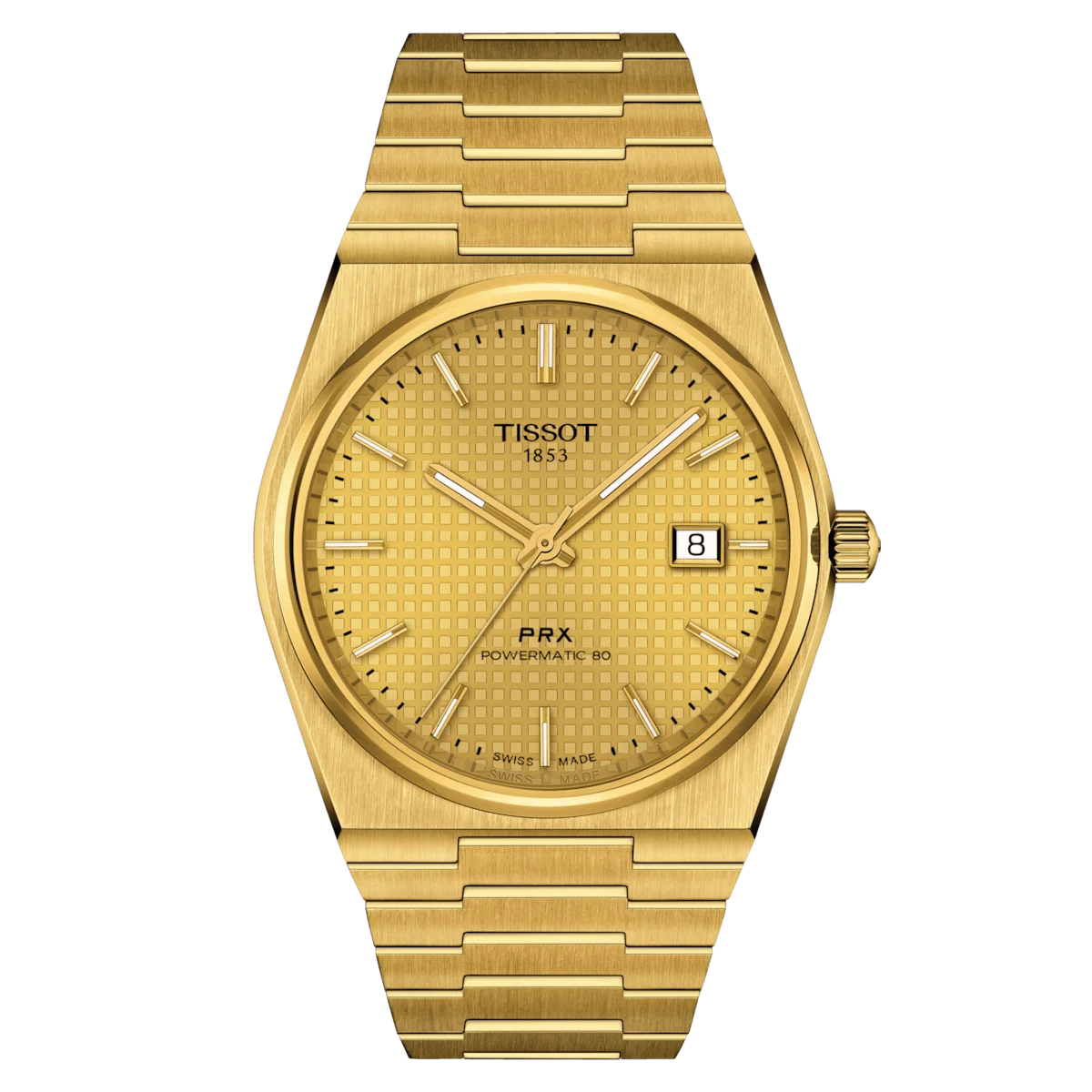 Tissot PRX 40mm Automatic Yellow Gold PVD