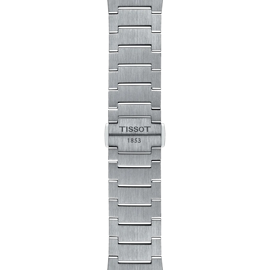 Tissot PRX Green PVD Dial in stainless steel case, date at 3 o'clock quartz watch on stainless steel bracelet. T137.410.11.091.00 - Bracelet.