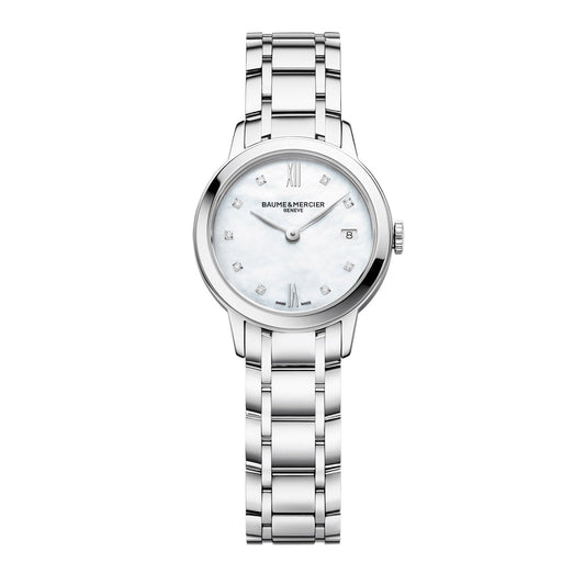 Baume & Mercier Classima Quartz, Date Display, Diamond Set Women's Watch 27mm